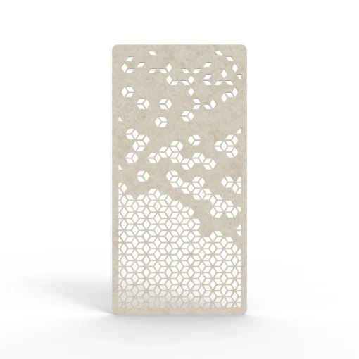 Acouline Cell hanging acoustic screen, 1200mm W x 2400mm H, Truffle