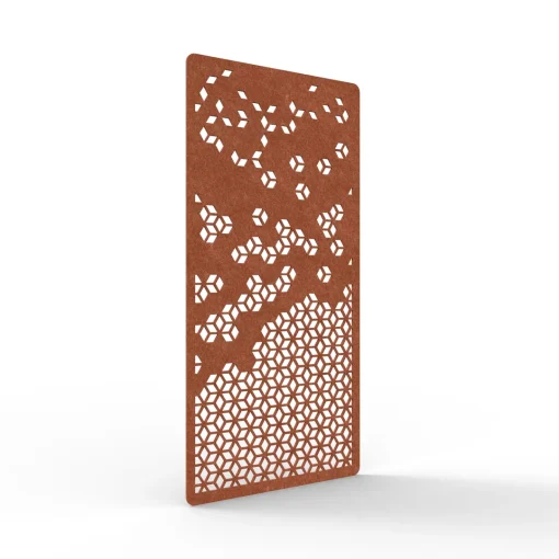 Acouline Cell hanging acoustic screen, 1200mm W x 2400mm H, Ember