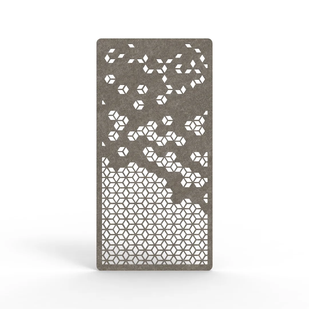 Acouline Cell hanging acoustic screen, 1200mm W x 2400mm H, Drift