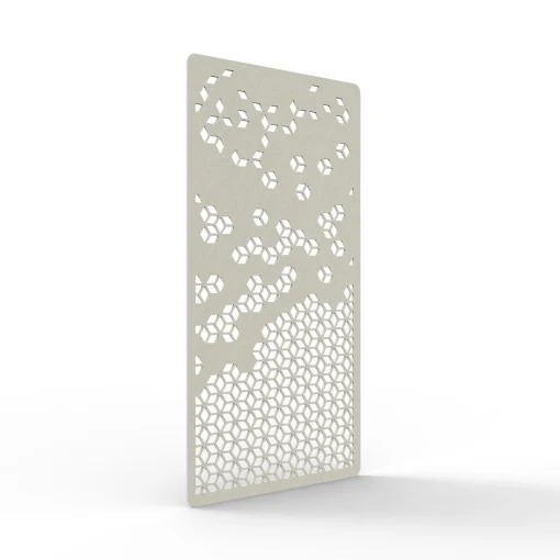 Acouline Cell hanging acoustic screen, 1200mm W x 2400mm H, Frost