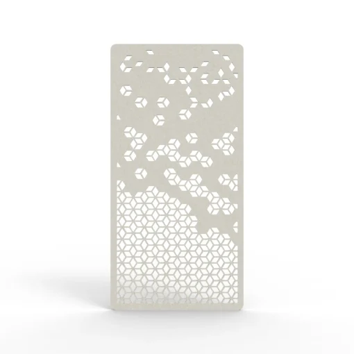 Acouline Cell hanging acoustic screen, 1200mm W x 2400mm H, Frost
