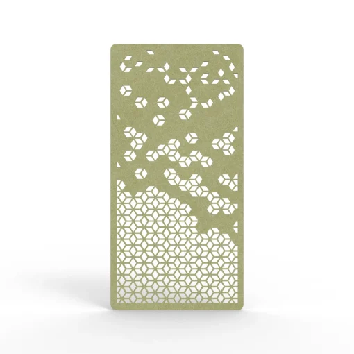 Acouline Cell hanging acoustic screen, 1200mm W x 2400mm H, Fern