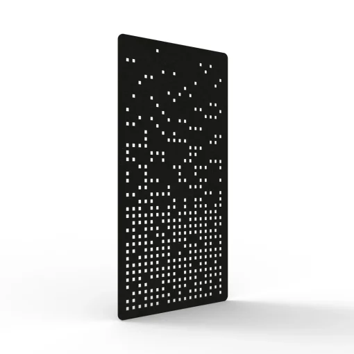 Acouline Form hanging acoustic screen, 1200mm W x 2400mm H, Coal