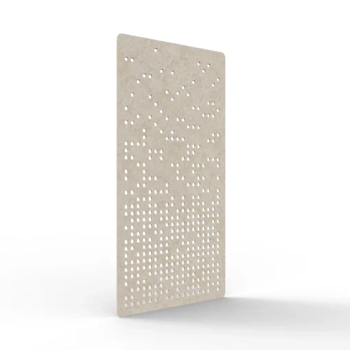 Acouline Form hanging acoustic screen, 1200mm W x 2400mm H, Truffle