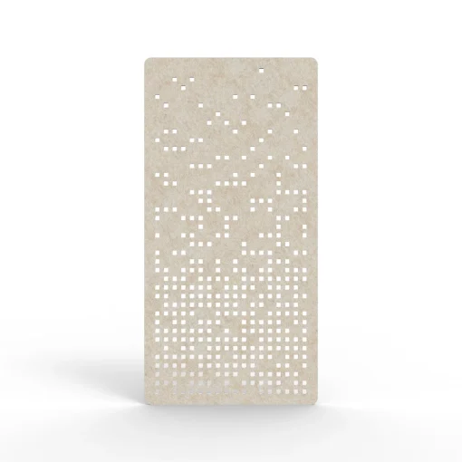 Acouline Form hanging acoustic screen, 1200mm W x 2400mm H, Truffle