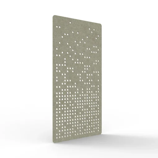 Acouline Form hanging acoustic screen, 1200mm W x 2400mm H, Moss
