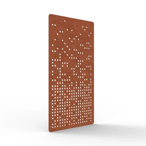 Acouline Form hanging acoustic screen, 1200mm W x 2400mm H, Ember