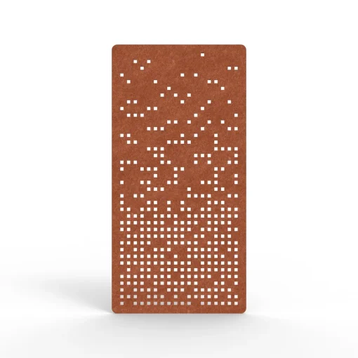 Acouline Form hanging acoustic screen, 1200mm W x 2400mm H, Ember