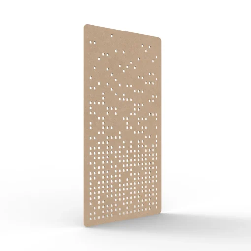 Acouline Form hanging acoustic screen, 1200mm W x 2400mm H, Clay