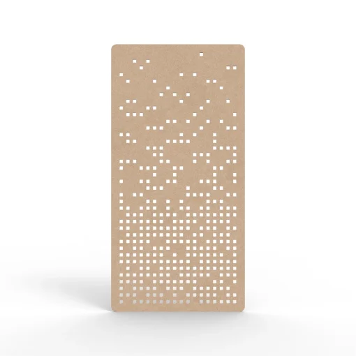 Acouline Form hanging acoustic screen, 1200mm W x 2400mm H, Clay