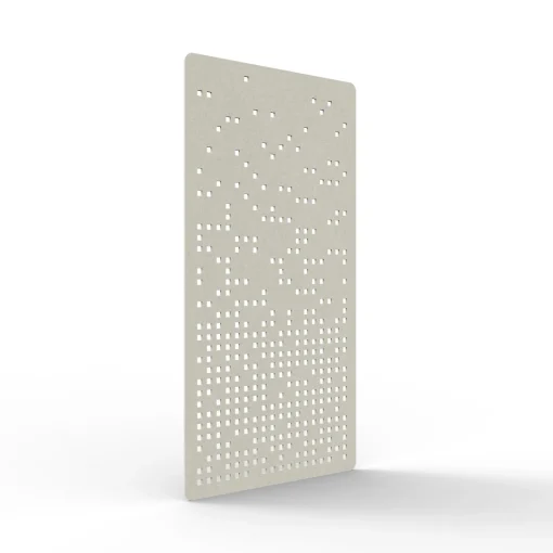 Acouline Form hanging acoustic screen, 1200mm W x 2400mm H, Frost
