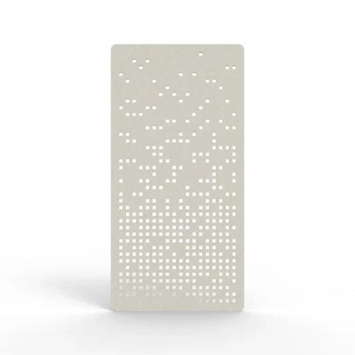 Acouline Form hanging acoustic screen, 1200mm W x 2400mm H, Frost