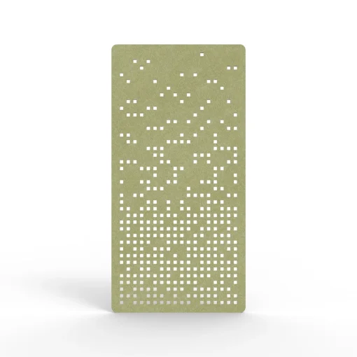 Acouline Form hanging acoustic screen, 1200mm W x 2400mm H, Fern