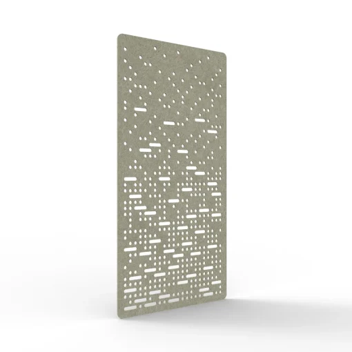 Acouline Pulse hanging acoustic screen, 1200mm W x 2400mm H, Moss