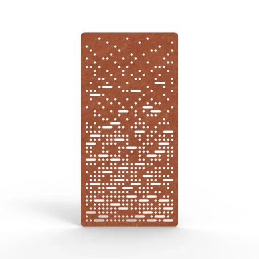 Acouline Pulse hanging acoustic screen, 1200mm W x 2400mm H, Ember