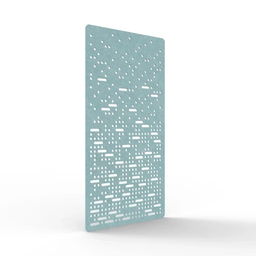 Acouline Pulse hanging acoustic screen, 1200mm W x 2400mm H, Stream