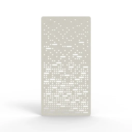Acouline Pulse hanging acoustic screen, 1200mm W x 2400mm H, Frost