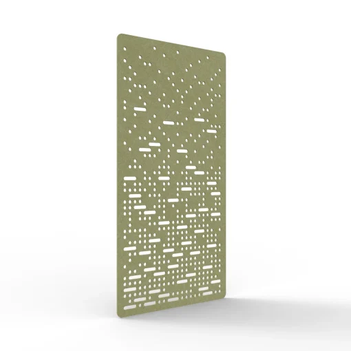 Acouline Pulse hanging acoustic screen, 1200mm W x 2400mm H, Fern