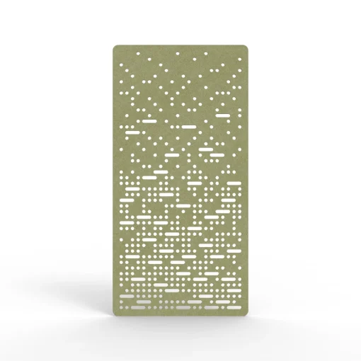 Acouline Pulse hanging acoustic screen, 1200mm W x 2400mm H, Fern