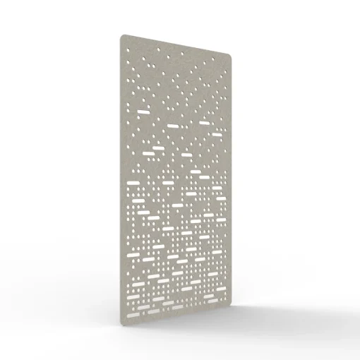 Acouline Pulse hanging acoustic screen, 1200mm W x 2400mm H, Mist