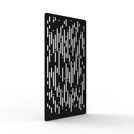 Acouline Rain hanging acoustic screen, 1200mm W x 2400mm H, Coal