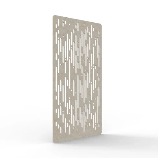 Acouline Rain hanging acoustic screen, 1200mm W x 2400mm H, Truffle