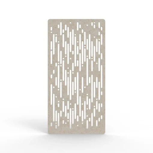 Acouline Rain hanging acoustic screen, 1200mm W x 2400mm H, Truffle