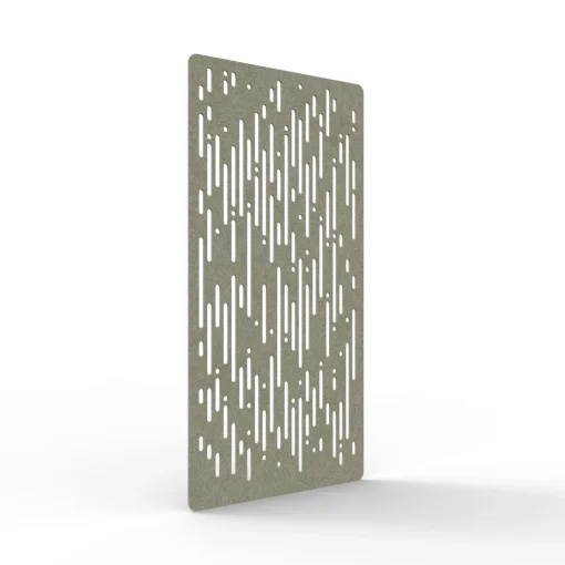Acouline Rain hanging acoustic screen, 1200mm W x 2400mm H, Moss