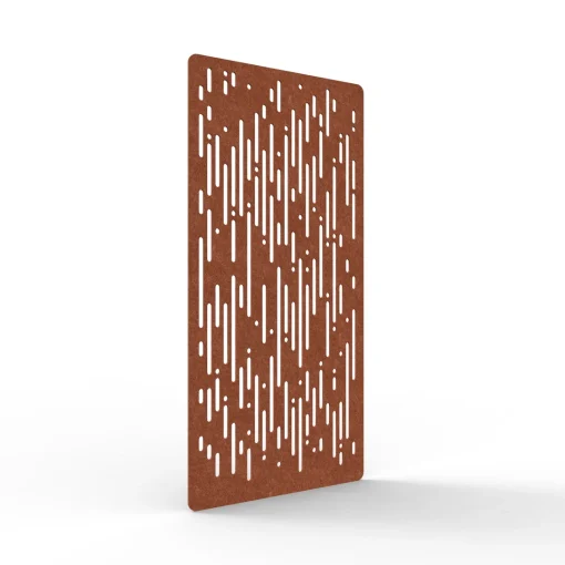 Acouline Rain hanging acoustic screen, 1200mm W x 2400mm H, Ember