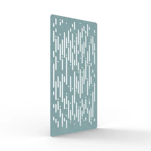 Acouline Rain hanging acoustic screen, 1200mm W x 2400mm H, Stream