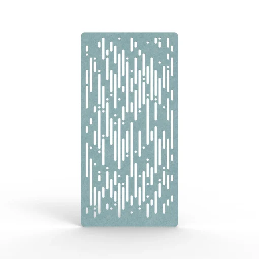 Acouline Rain hanging acoustic screen, 1200mm W x 2400mm H, Stream