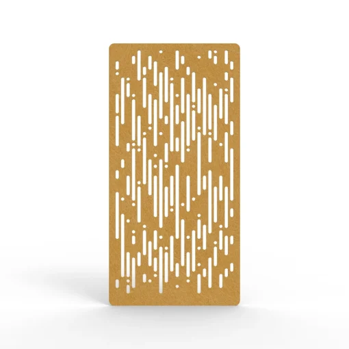Acouline Rain hanging acoustic screen, 1200mm W x 2400mm H, Reed