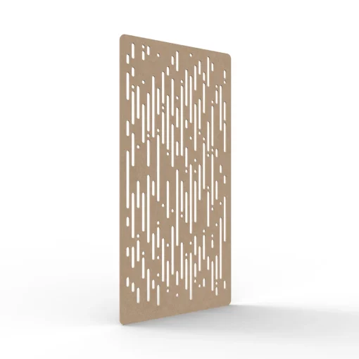 Acouline Rain hanging acoustic screen, 1200mm W x 2400mm H, Clay