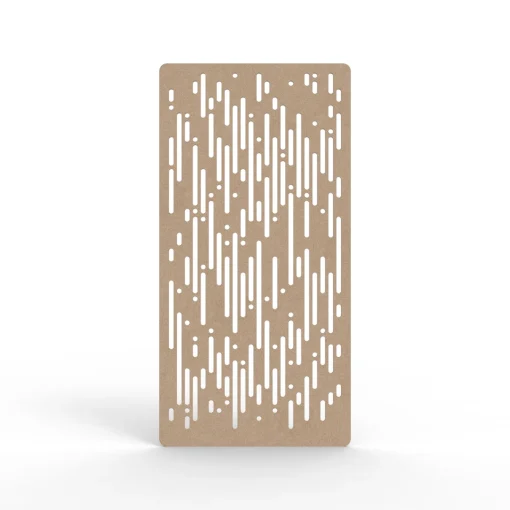 Acouline Rain hanging acoustic screen, 1200mm W x 2400mm H, Clay