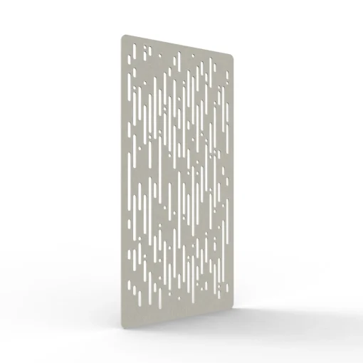 Acouline Rain hanging acoustic screen, 1200mm W x 2400mm H, Frost