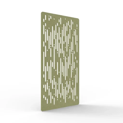 Acouline Rain hanging acoustic screen, 1200mm W x 2400mm H, Fern