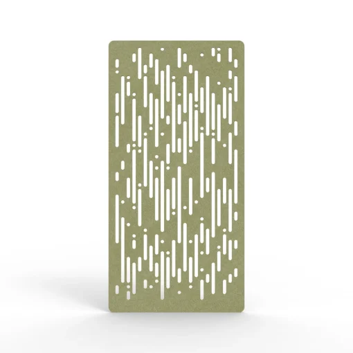 Acouline Rain hanging acoustic screen, 1200mm W x 2400mm H, Fern