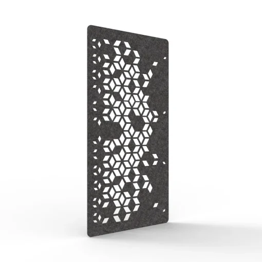 Acouline Vine hanging acoustic screen, 1200mm W x 2400mm H, Char