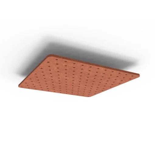 Acouline Core Ripple ceiling panel, 1200mm x 1200mm, Ember