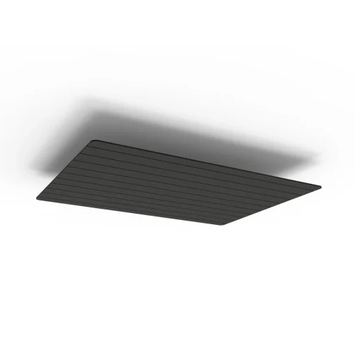 Acouline Core V Groove Ascend ceiling panel, 1200mm x 1200mm, Coal
