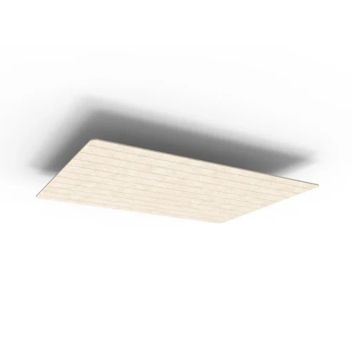 Acouline Core V Groove Ascend ceiling panel, 1200mm x 1200mm, Truffle