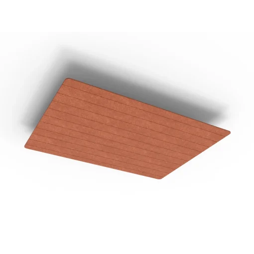 Acouline Core V Groove Ascend ceiling panel, 1200mm x 1200mm, Ember