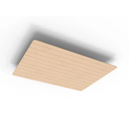 Acouline Core V Groove Ascend ceiling panel, 1200mm x 1200mm, Clay