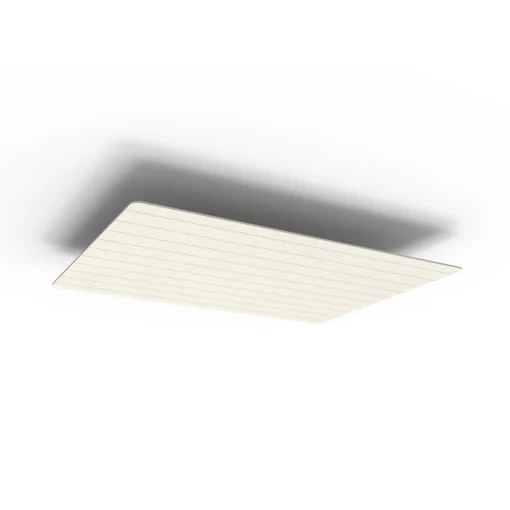 Acouline Core V Groove Ascend ceiling panel, 1200mm x 1200mm, Frost