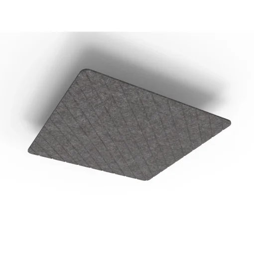 Acouline Core V Groove Glide ceiling panel, 1200mm x 1200mm, Char