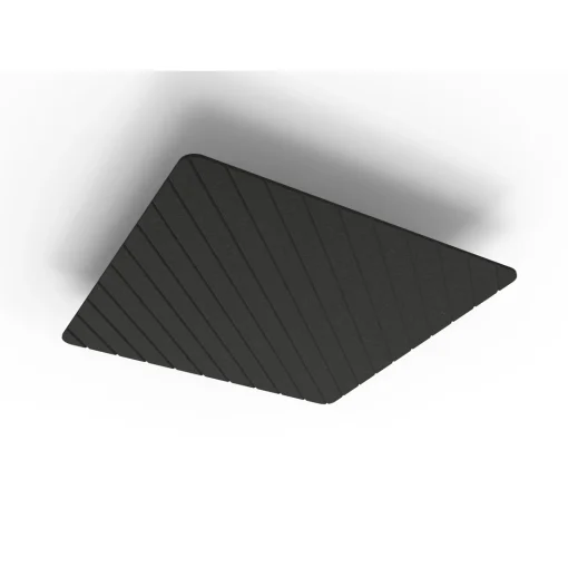Acouline Core V Groove Glide ceiling panel, 1200mm x 1200mm, Coal