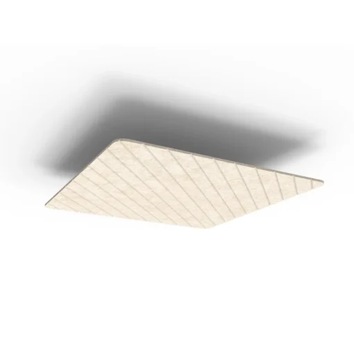 Acouline Core V Groove Glide ceiling panel, 1200mm x 1200mm, Truffle