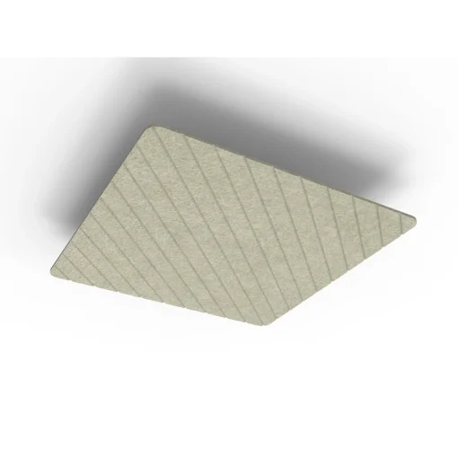 Acouline Core V Groove Glide ceiling panel, 1200mm x 1200mm, Moss