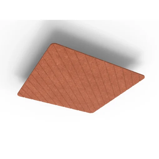 Acouline Core V Groove Glide ceiling panel, 1200mm x 1200mm, Ember