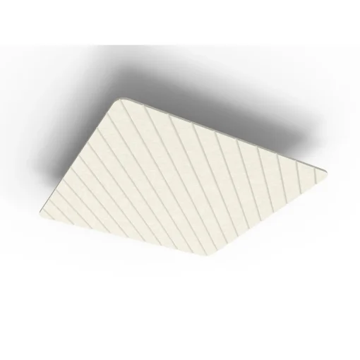 Acouline Core V Groove Glide ceiling panel, 1200mm x 1200mm, Frost